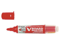Whiteboardpenna PILOT V Board rund röd - Primmeshiper