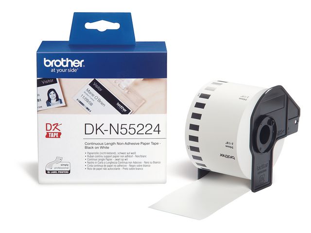 Etikett BROTHER DK55224 papp 54mmx30,48m - Primmeshiper