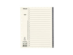 Pappregister Servo System A4+ 1-20 grå - Primmeshiper