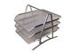 Brevkorg metall 3-facks silver - Primmeshiper