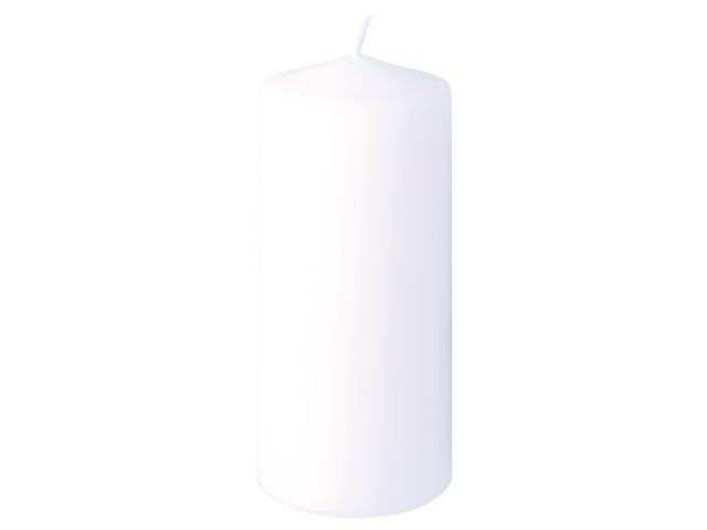 Blockljus 130x60mm vit - Primmeshiper