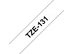 Tape BROTHER TZE131 12mm svart på klar - Primmeshiper