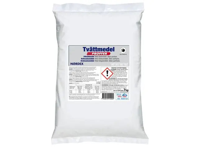 Tvättmedel NORDEX Proffer vitt 7kg - Primmeshiper
