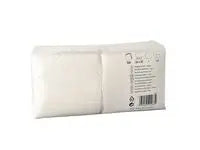 Servett 1-lags 32x32cm vit 500/fp - Primmeshiper