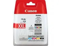 Bläckpatron CANON CLI-581XXL bkcmy4/fp - Primmeshiper