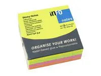 Notes INFO NOTES kub 75x75mm neon - Primmeshiper