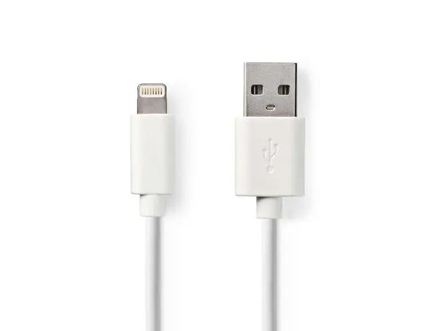 Kabel NEDIS Lightning - USB A 1m vit - Primmeshiper