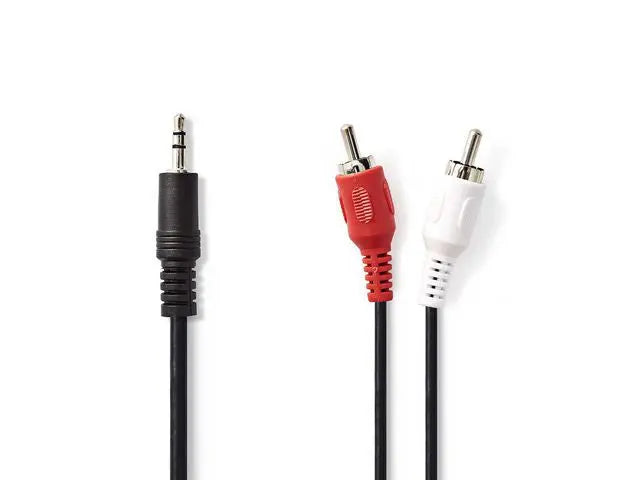 Kabel NEDIS 3,5mm ha - 2xRCA ha 3m sva - Primmeshiper