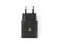 Laddare vägg NEDIS 3.0 A USB QC svart - Primmeshiper