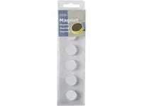 Magnetknappar ACTUAL 20mm vit 6/fp - Primmeshiper