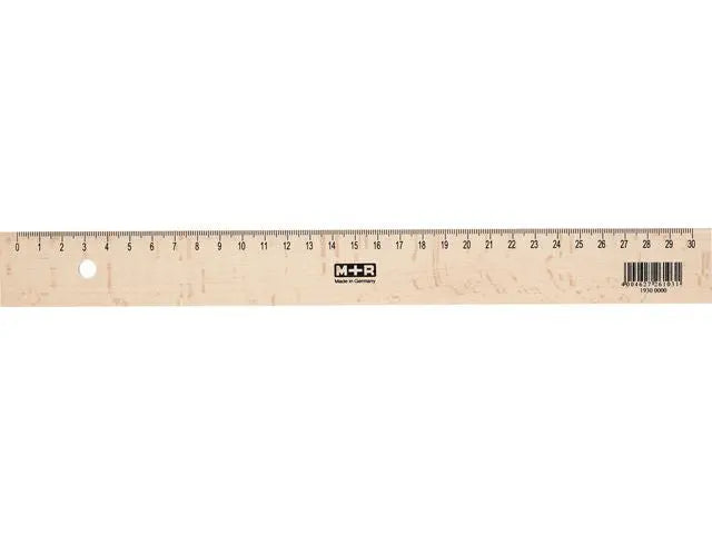 Linjal i trä 30 cm - Primmeshiper