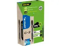 Gelpenna PILOT G2 Greenp. svart 12+12/fp - Primmeshiper