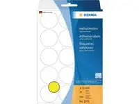 Etikett HERMA Allround 32mm gul 480/fp - Primmeshiper