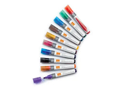 Whiteboardpenna NOBO Liq rund mix 10/fp - Primmeshiper