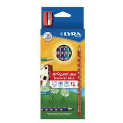 Farveblyant LYRA Groove Slim 12/pk