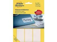 Etikett AVERY handskriv 77x31mm 224/fp Primmeshiper