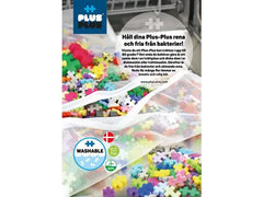 PLUS PLUS Big byggplattor 10/fp Primmeshiper
