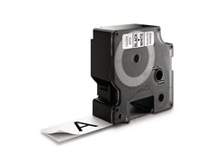 Tape DYMO D1 24mm svart på vit - Primmeshiper