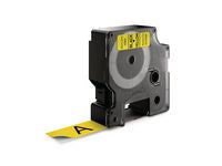 Tape DYMO D1 19mm svart på gul - Primmeshiper