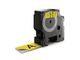 Tape DYMO D1 24mm svart på gul - Primmeshiper