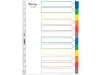 Kartongregister LYRECO A4 1-15 vit - Primmeshiper