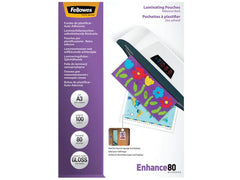 Laminat FELLOWES S-H A3 80mic kla 100/fp - Primmeshiper