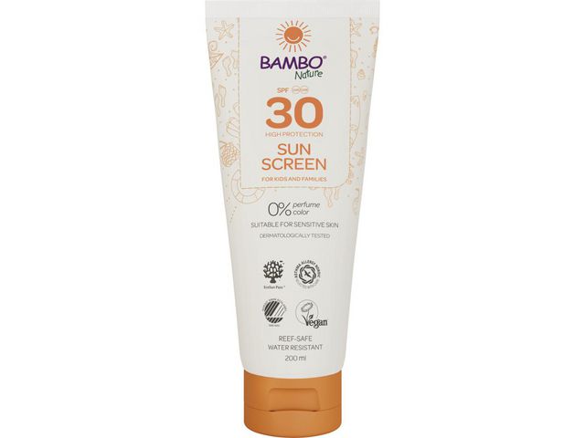 Solskyddskräm BAMBO SPF30 200ml - Primmeshiper