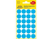 Färgkodningsprick AVERY Ø18mm blå 96/fp - Primmeshiper