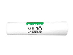 Papperskorgspåse HDPE 30L 9my vit 100/RL Primmeshiper