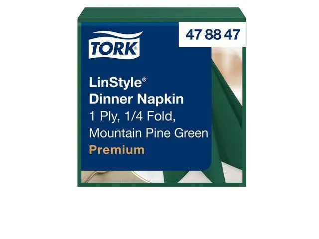 Servett TORK LinStyle Grön 39x39  50/fp - Primmeshiper