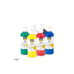 Tekstilmaling 250ml x 6 farver 6/fp