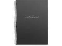 Anteckningsbok BURDE A4 black - Primmeshiper