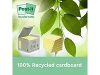 Notes POST-IT SS 76x76mm rec gul 4/fp - Primmeshiper