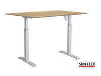 Bord SUN-FLEX II höj/sänk 160x80 vit/bjö - Primmeshiper