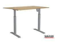 Bord SUN-FLEX II höj/sänk 160x80 grå/bjö - Primmeshiper
