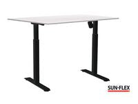 Bord SUN-FLEX II höj/sänk 120x80 sva/vit - Primmeshiper