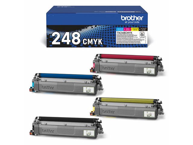 Toner BROTHER TN248VAL 4x1K CMYK 4/fp - Primmeshiper