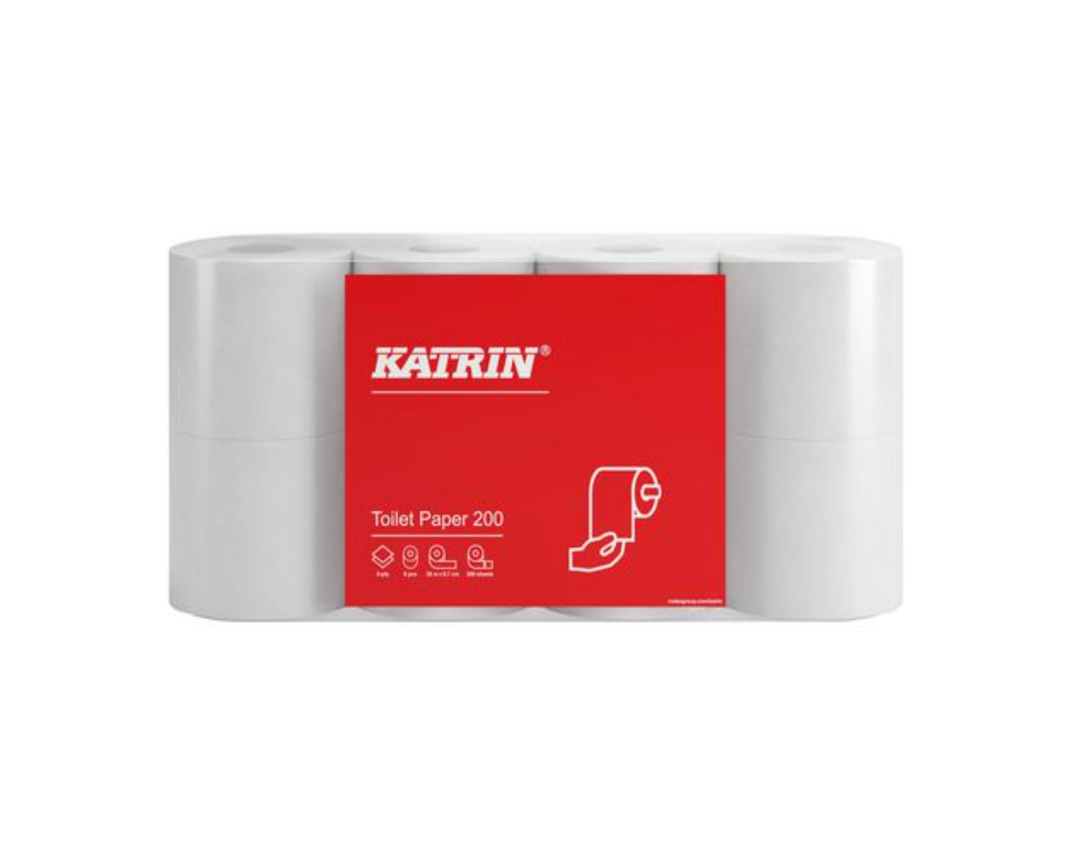Toalettpapper KATRIN 200 64/fp - Primmeshiper