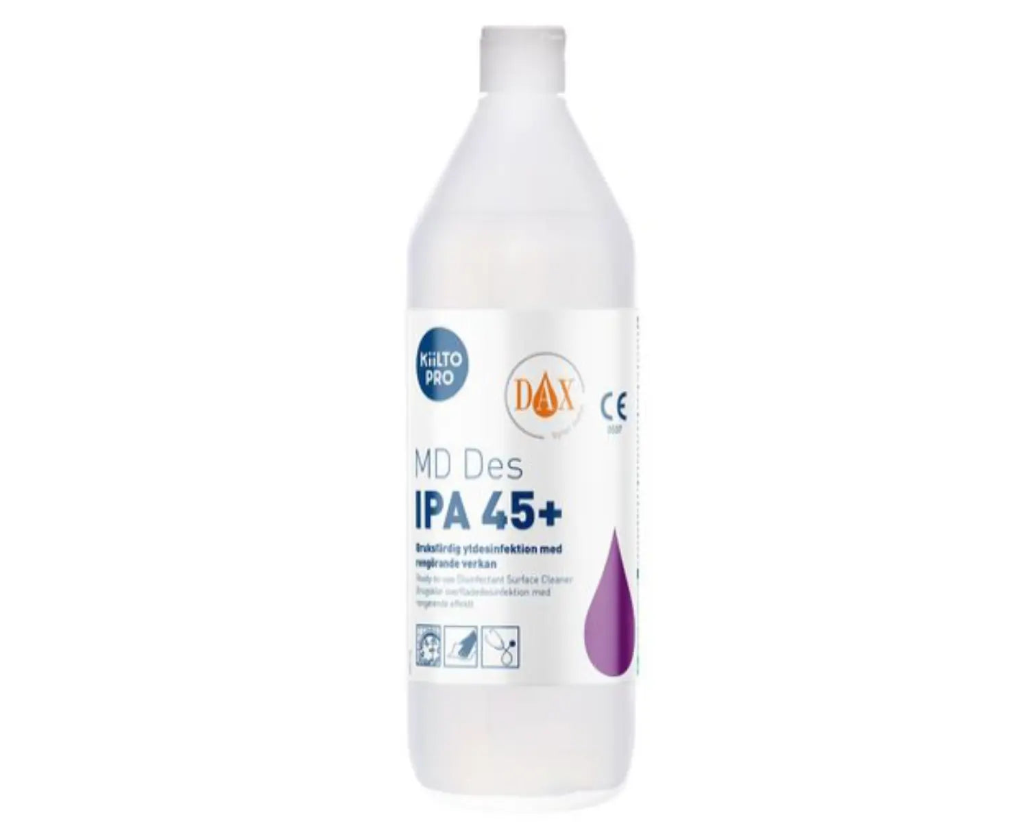 Ytdesinfektion KIILTO PRO MD IPA 45+ 1L - Primmeshiper
